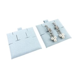 Microfibre Pad for Omega Earrings 62×62 mm Light blue TMF2-AC | MyJewelBoxes