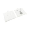 Microfibre Pad for Earrings 62×62 mm White TMF1-B | MyJewelBoxes