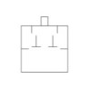 Microfibre Pad for Omega Earrings 62×62 mm Khaki TMF2-CQ | MyJewelBoxes
