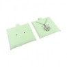 Supporto in microfibra per orecchini 62×62 mm menta TMF1-ME | MyJewelBoxes