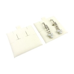 Microfibre Pad for Omega Earrings 62×62 mm Ivory TMF2-MR | MyJewelBoxes