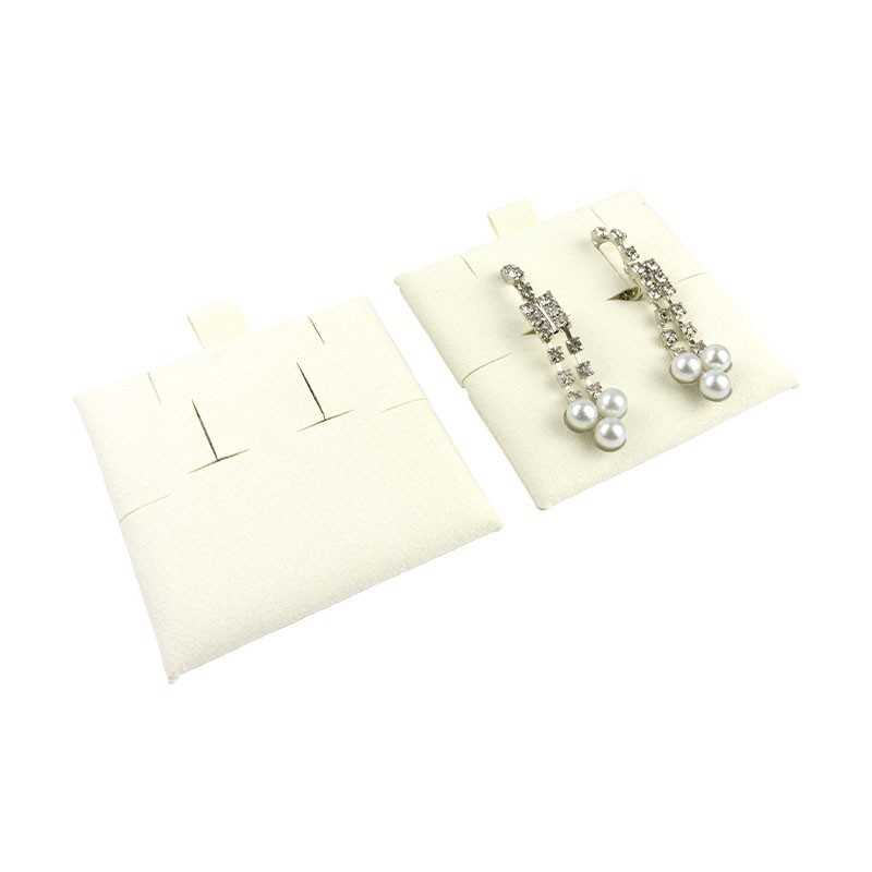 Microfibre Pad for Omega Earrings 62×62 mm Ivory TMF2-MR | MyJewelBoxes