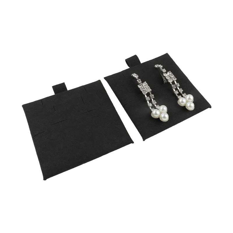 Microfibre Pad for Omega Earrings 62×62 mm Black TMF2-N | MyJewelBoxes