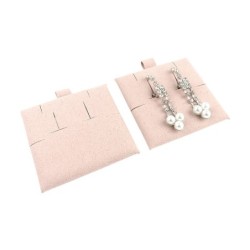 Microfibre Pad for Omega Earrings 62×62 mm Dusty pink TMF2-RE | MyJewelBoxes