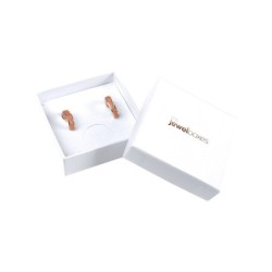 Jewellery Box earrings 65x65x24 White wholesale