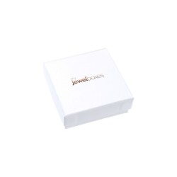 Boîte Bijoux boucles d’oreilles 65x65x24 Blanc en gros