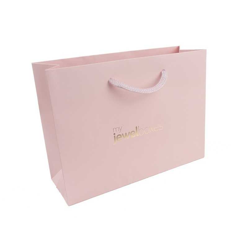 Shopper Carta 200x150x70 Rosa all’ingrosso | MyJewelBoxes