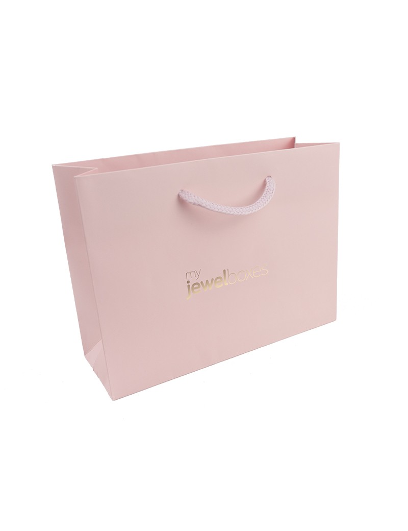 Bolsa de papel mate para joyeria bisuteria relojeria y joyas BPM200R