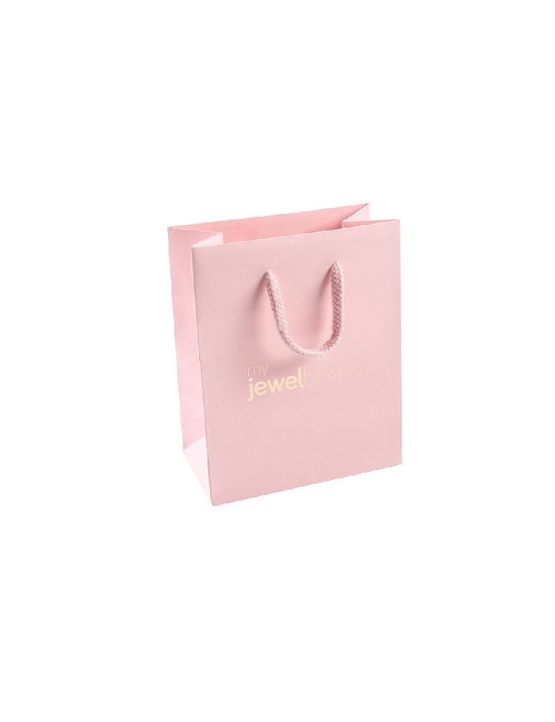 Bolsa de papel mate para joyeria bisuteria relojeria y joyas BPM120R