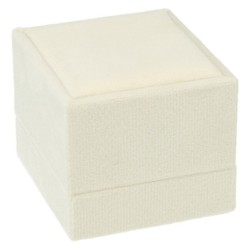 Écrin pour Bagues 60×60×50 mm VEL1S-BE | MyJewelBoxes