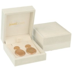 Écrin pour boucles d'oreilles 73×84×37 mm - VEL2P-BE