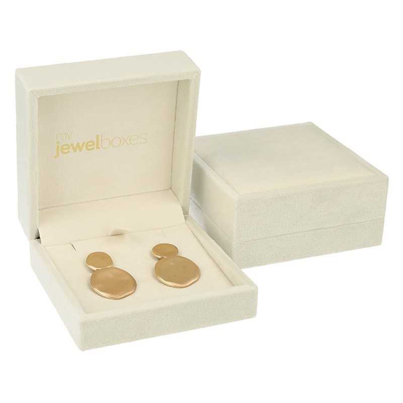 Estojo para Brincos 90×90×43 mm VEL3P-BE | MyJewelBoxes