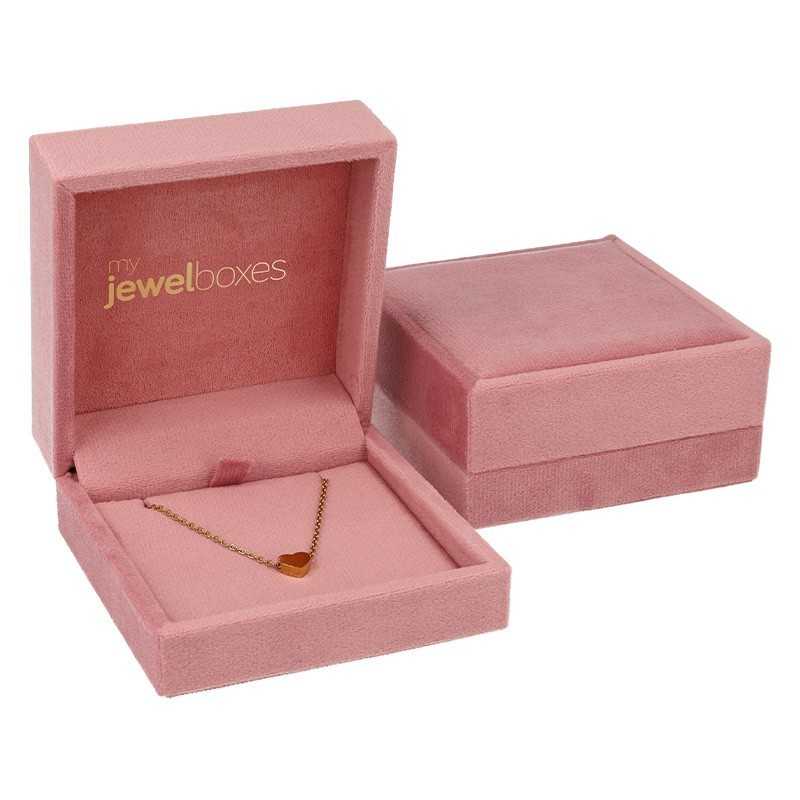 Jewellery Box for Pendants 90×90×43 mm - VEL3C-R | MyJewelBoxes