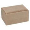 Estuche para alianzas terciopelo marrón 77x51x41 mm VEL4A-M