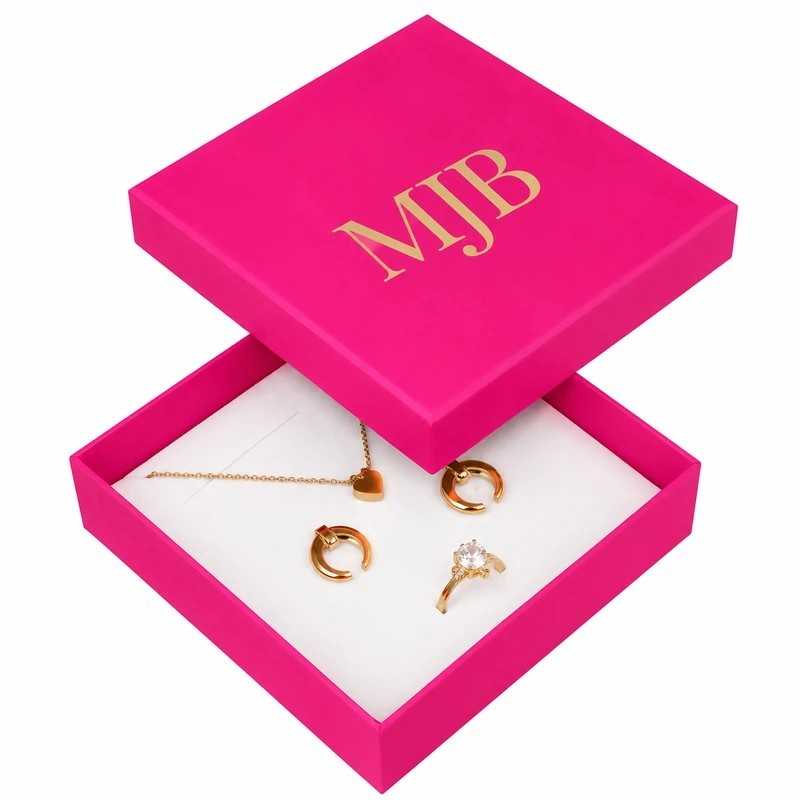 Necklace Box 120×120×32 mm BEV9 | MyJewelBoxes