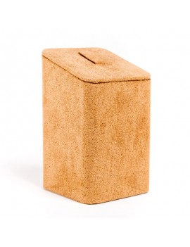 Expositor polipiel o ante alta calidad para anillo o sortija de joyeria