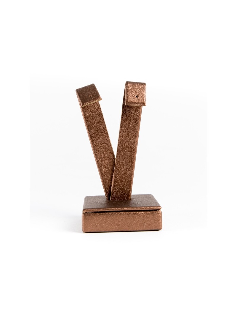 Expositor polipiel o ante alta calidad para pendientes de joyeria