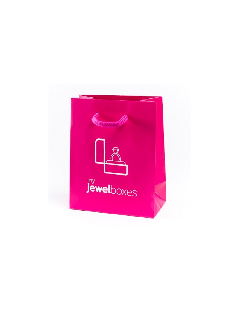 Bolsa de papel mate para joyeria bisuteria relojeria y joyas BPM120