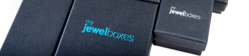 Cardboard boxes for jewellery, costume jewellery, watches and fine jewellery