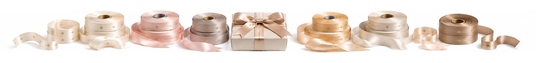 Customised ribbons featuring your logo, made from satin, silk and cotton