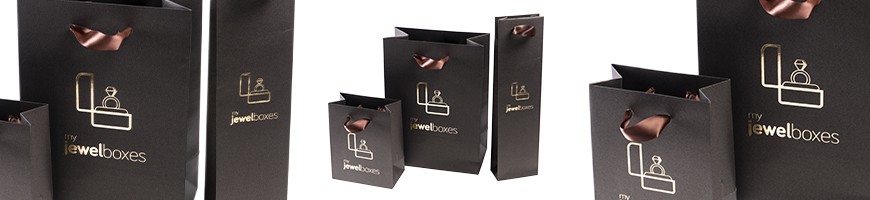 Paper Bags with Ribbon Handles