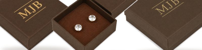 Savannah Jewellery Boxes · Brown Textured Paper | MyJewelBoxes