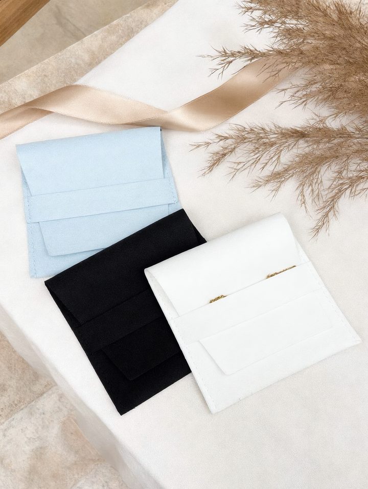 Bolsitas de tela · Antelina, algodón, suede y microfibra