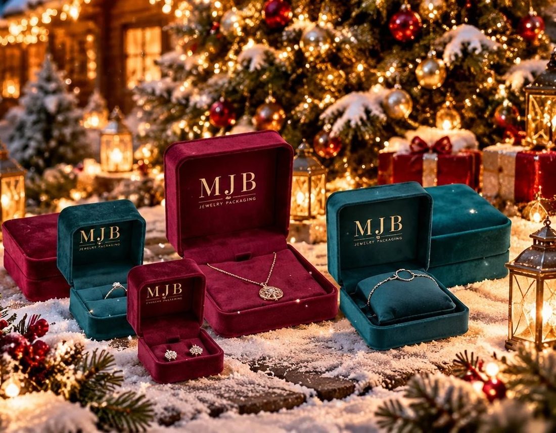 Packaging de Navidad para joyerías con su logo